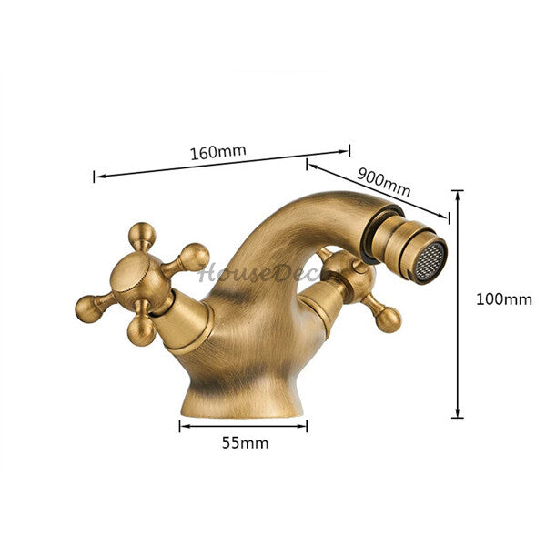 Modern bath shower mixer tap dual handle control additional view