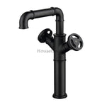 Modern bath shower mixer tap dual handle control main view