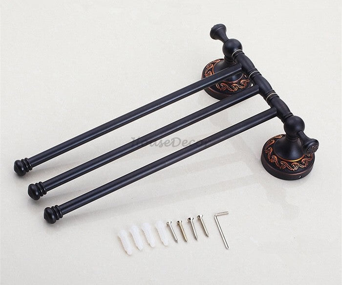 Modern towel rack swivel spout additional view