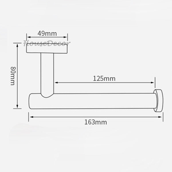 Modern toilet paper holder wall mounted design additional view