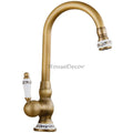 Modern Ceramic bath shower mixer tap swivel spout main view
