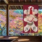 Modern Fabric doorway curtain room divider design main view