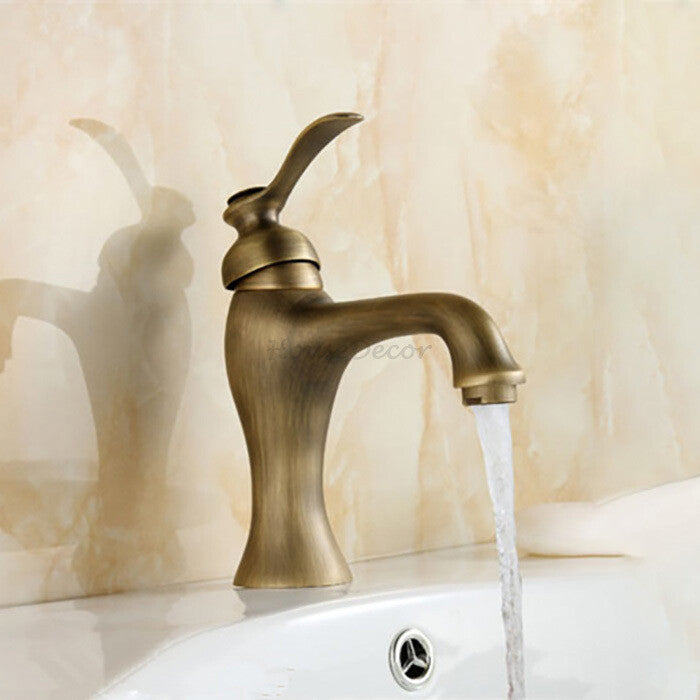 Antique Brass bath shower mixer tap detailed product view main view