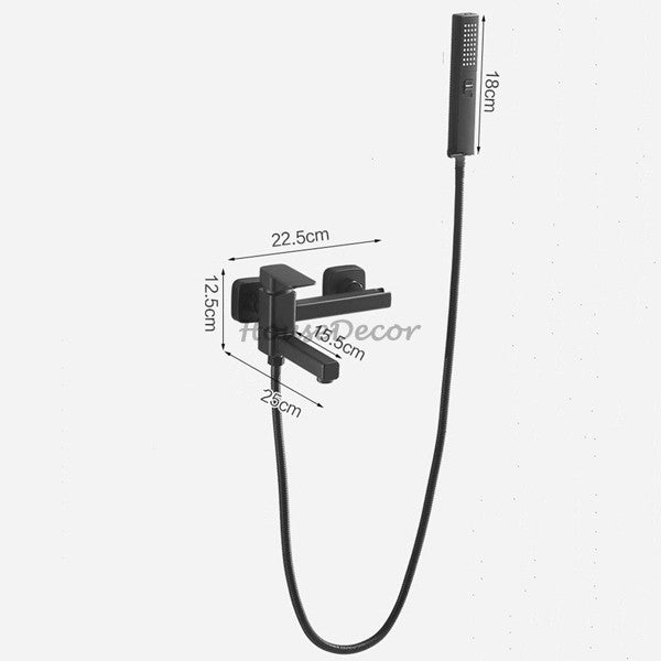 Modern bath shower mixer tap wall mounted design additional view