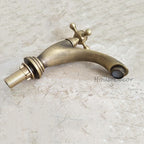 Antique Brass bath shower mixer tap detailed product view additional view