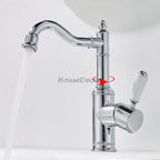 Brass bath shower mixer tap swivel spout additional view