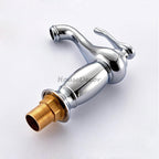 Chrome bath shower mixer tap detailed product view detail view