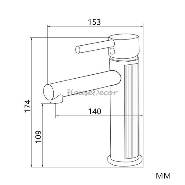 Modern bath shower mixer tap single lever control additional view