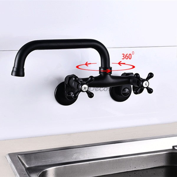 Modern kitchen sink mixer tap swivel spout additional view