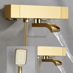 Modern shower head thermostatic control additional view