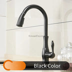 Modern kitchen sink mixer tap pull out spray detail view