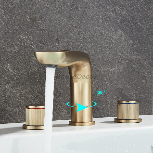 Brass bath shower mixer tap swivel spout additional view