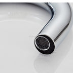 Modern bathroom basin mixer tap detailed product view additional view