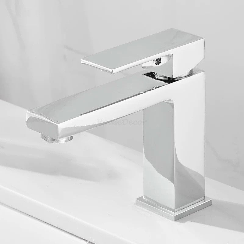 Polished Brass bath shower mixer tap single lever control detail view