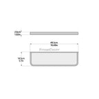 Gold toilet brush holder detailed product view additional view