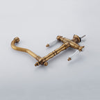 Modern Ceramic kitchen sink mixer tap swivel spout detail view