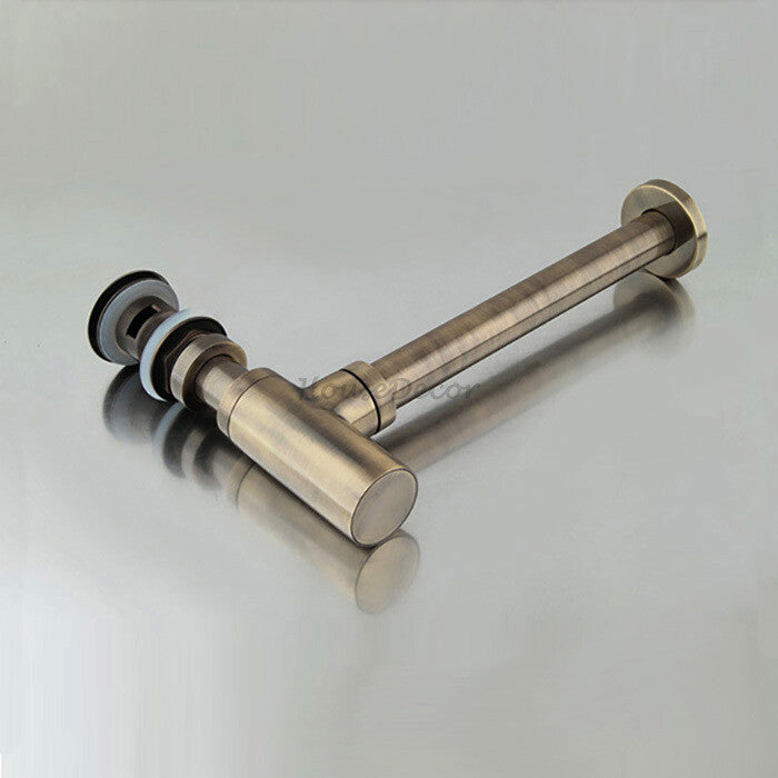 Brass basin bottle trap detailed product view additional view