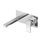 Chrome bath shower mixer tap single lever control main view