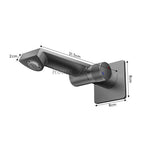 Modern bathroom basin mixer tap wall mounted design additional view