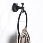 Black towel ring detailed product view detail view