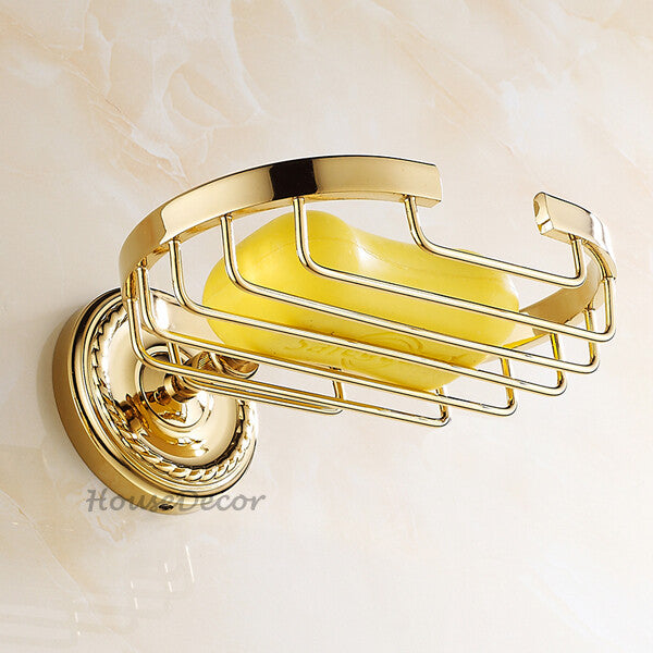 Gold home product wall mounted design detail view