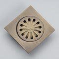 Brass shower drain detailed product view main view