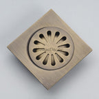Brass shower drain detailed product view main view