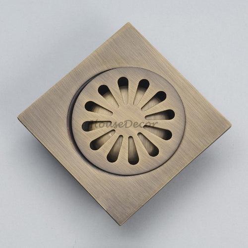 Brass shower drain detailed product view main view