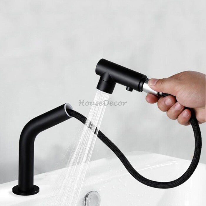 Modern bath shower mixer tap pull out spray additional view