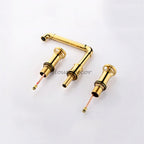 Modern Brass bath shower mixer tap dual handle control additional view
