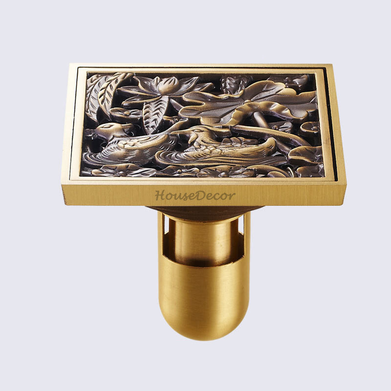 Bronze shower drain detailed product view additional view