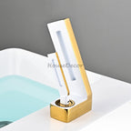 Modern bath shower mixer tap waterfall spout additional view