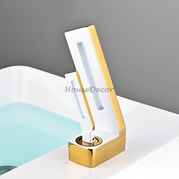 Modern bath shower mixer tap waterfall spout additional view