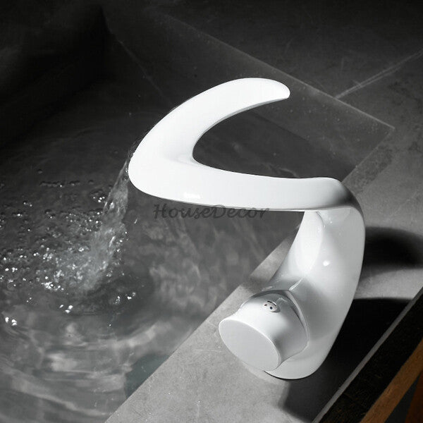 Brass bath shower mixer tap waterfall spout additional view