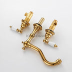Modern Ceramic bath shower mixer tap deck mounted design additional view