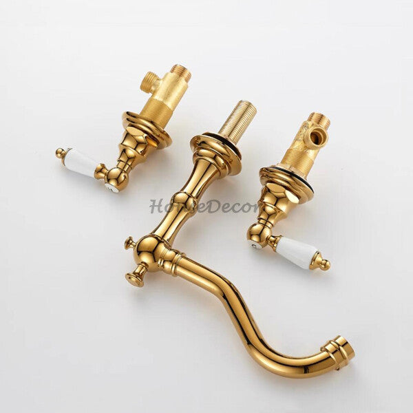 Modern Ceramic bath shower mixer tap deck mounted design additional view