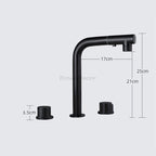 Modern bath shower mixer tap pull out spray additional view