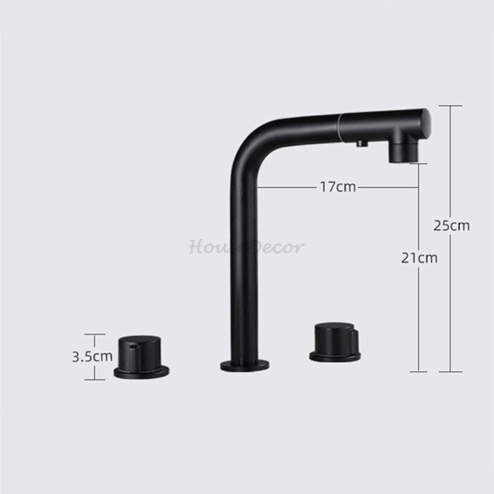 Modern bath shower mixer tap pull out spray additional view