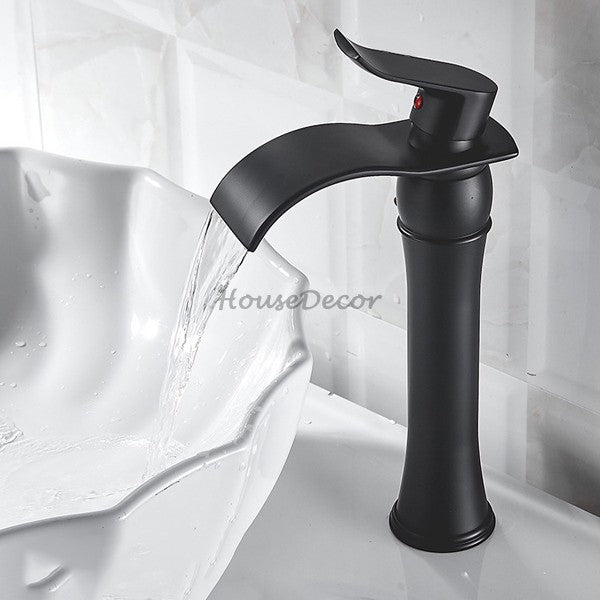 Modern bath shower mixer tap waterfall spout additional view