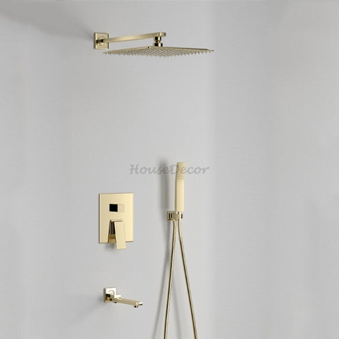 Modern bath shower mixer tap 3 hole installation additional view