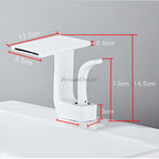 Modern bath shower mixer tap waterfall spout additional view