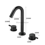 Modern Brass bath shower mixer tap deck mounted design additional view