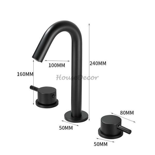 Modern Brass bath shower mixer tap deck mounted design additional view