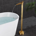 Antique Brass bath shower mixer tap waterfall spout main view