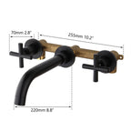 Brass bath shower mixer tap wall mounted design additional view