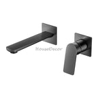 Modern bath shower mixer tap waterfall spout main view