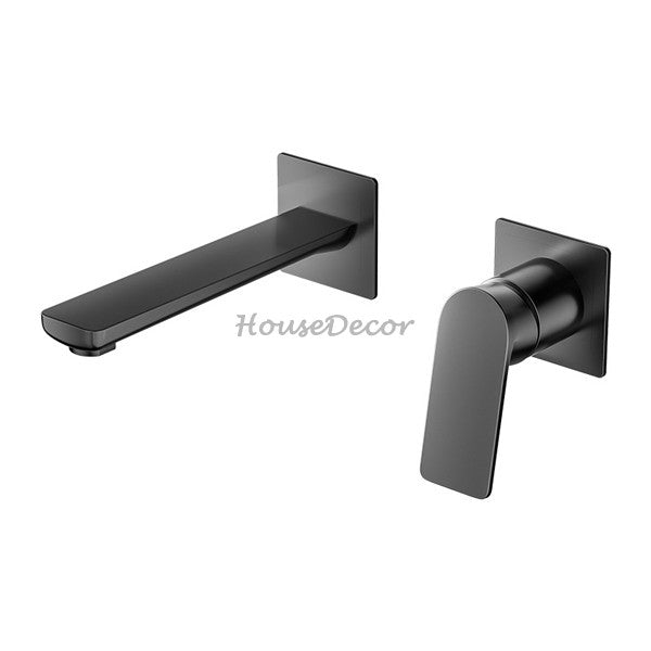 Modern bath shower mixer tap waterfall spout main view