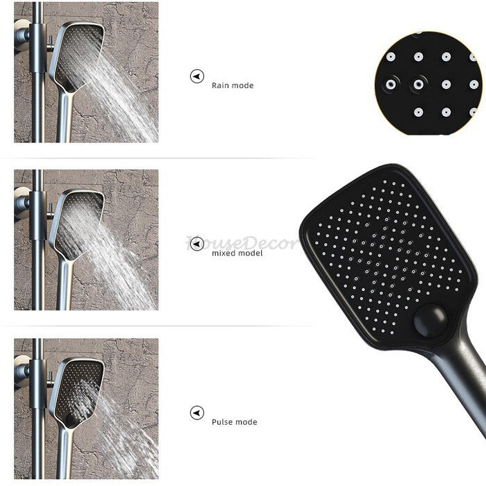 Modern bath shower mixer tap waterfall spout additional view