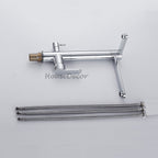 Chrome Brass kitchen sink mixer tap deck mounted design additional view