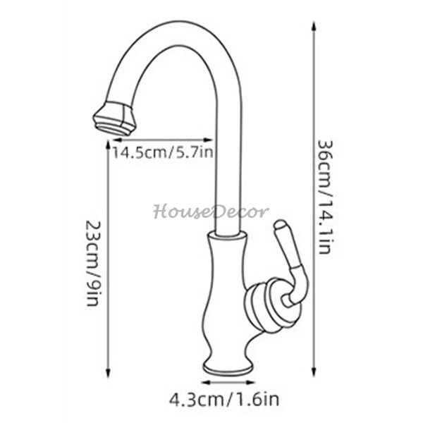Modern Brass kitchen sink mixer tap swivel spout additional view